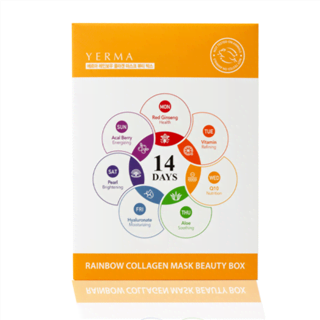 Hộp mặt nạ Collagen Yerma 14 ngày – Yerma Rainbow Collagen Mask Beauty Box