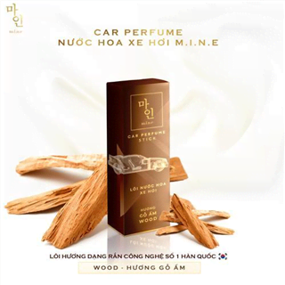 Lõi nước hoa xe hơi Mine – Hương Gỗ ấm Mine Car Perfume Stick – Wood