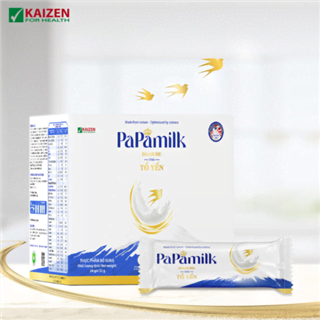 Sữa cho người tiểu đường PaPamilk Diasure chứa Tổ Yến – Hộp 24 gói (Gói 32gr)
