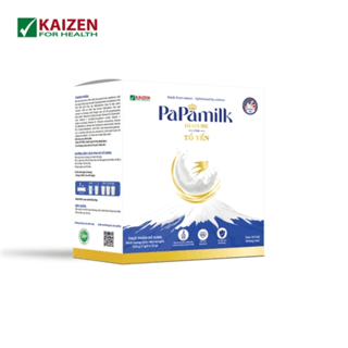 Sữa cho người tiểu đường PaPamilk Diasure chứa Tổ Yến – Hộp 7 gói (gói 32g)