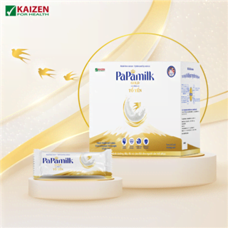 Sữa hỗ trợ loãng xương và giúp hồi phục PaPamilk Gold chứa Tổ Yến (3 in 1) – Hộp 24 gói (Gói 32gr)