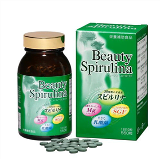 Viên uống Tảo Beauty Spirulina 550v